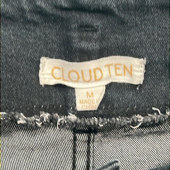 Cloud Ten Bell Bottom Jeans High Rise Size Medium Faded Black Super Flar… - Picture 8 of 9